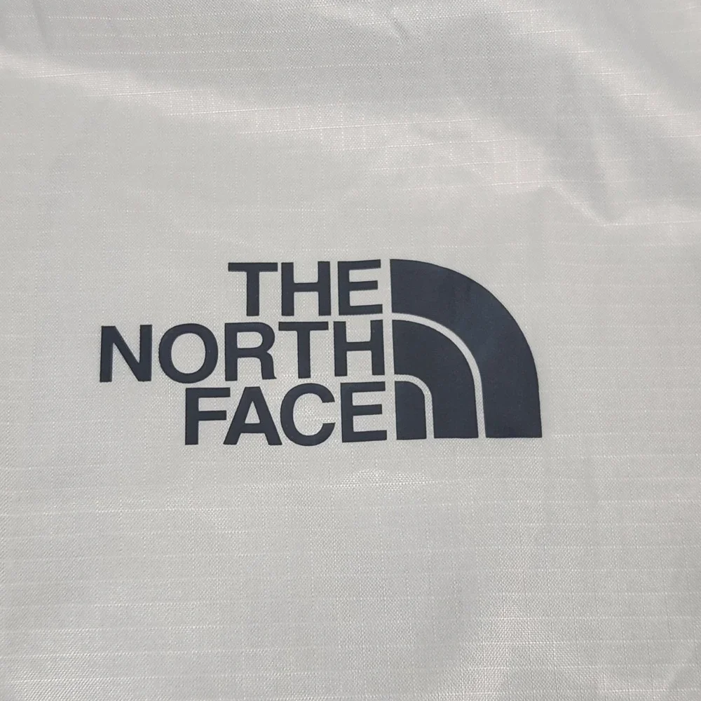 North Face Windbreaker Mens Medium Gray Light Packable Fullzip Hooded Ripstop